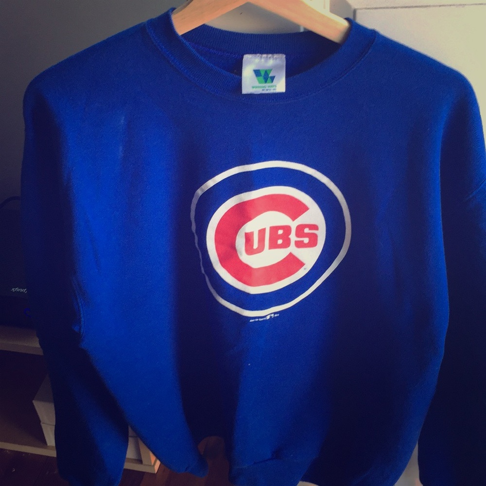 Cubs Sweatshirt. Purchased at Wrigley.